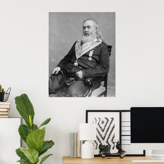 Albert Pike Poster (Thuiskantoor)