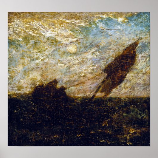 Albert Pinkham Ryder The Waste of Waters Poster (Voorkant)