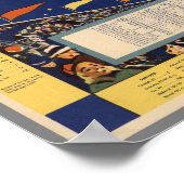  Albert Richard College Football Map Poster (Hoek)