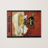 Albert Samuel Anker ~ Tea Time Briefkaart Legpuzzel (Horizontaal)