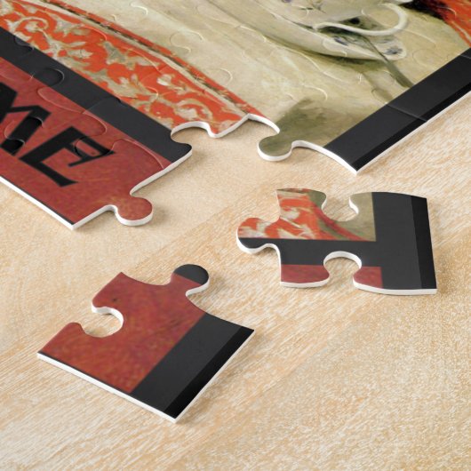 Albert Samuel Anker ~ Tea Time Briefkaart Legpuzzel (Zijkant)