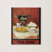 Albert Samuel Anker ~ Tea Time Briefkaart Legpuzzel (Verticaal)