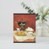 Albert Samuel Anker - Theetijd Briefkaart (Staand voorkant)