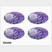 Albert Schweitzer Inspirerend quote "Flowers" Ovale Sticker (Vel)