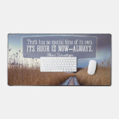 Albert Schweitzer Inspirerend Quote "Truth" Bureaumat (Keyboard & Muis)