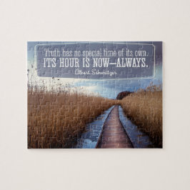 Albert Schweitzer Inspirerend Quote "Truth" Legpuzzel
