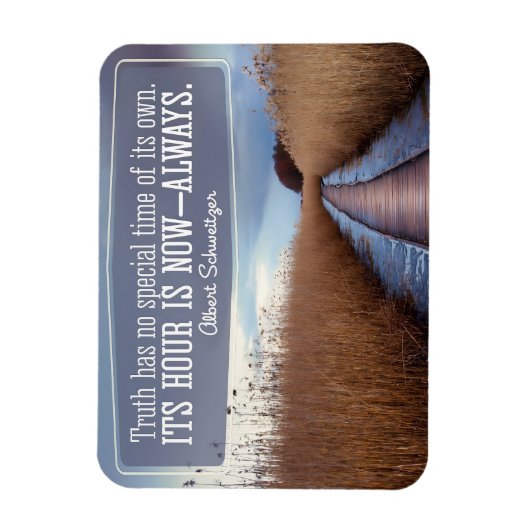 Albert Schweitzer Inspirerend Quote "Truth" Magneet (Verticaal)