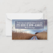 Albert Schweitzer Inspirerend Quote "Truth" Notitiekaartje (Voorkant)