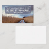 Albert Schweitzer Inspirerend Quote "Truth" Notitiekaartje (Voorkant / Achterkant)