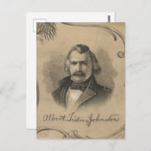 Albert Sidney Johnston Briefkaart (Voorkant / Achterkant)