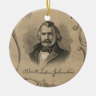 Albert Sidney Johnston Keramisch Ornament