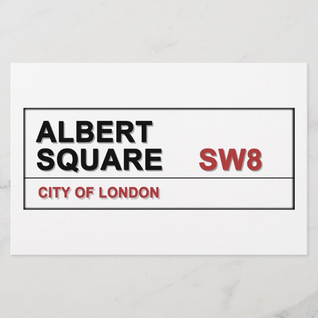 Albert Square London England (Voorkant)