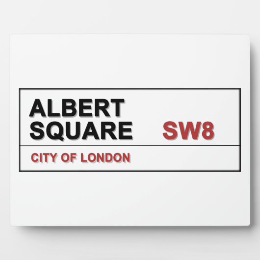 Albert Square London England Fotoplaat (Voorkant)