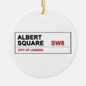 Albert Square London England Keramisch Ornament (Voorkant)