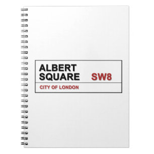 Albert Square London England Notitieboek
