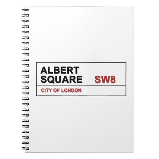 Albert Square London England Notitieboek (Voorkant)