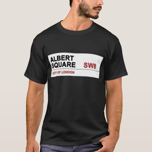Albert Square London England T-shirt (Voorkant)