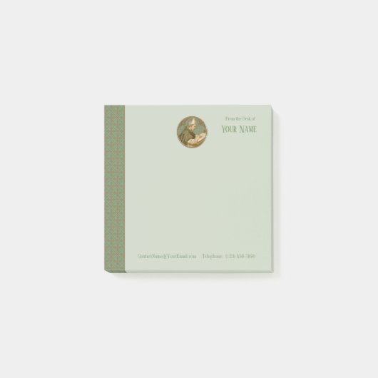 Albert the Great (BK 013) (Stijl 1) 3 x 3 inch Post-it® Notes (Voorkant)