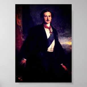 Albert van Saxe-Coburg en Gotha Sachsen Pos Poster