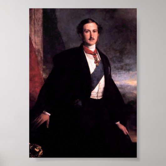 Albert van Saxe-Coburg en Gotha Sachsen Poster (Voorkant)