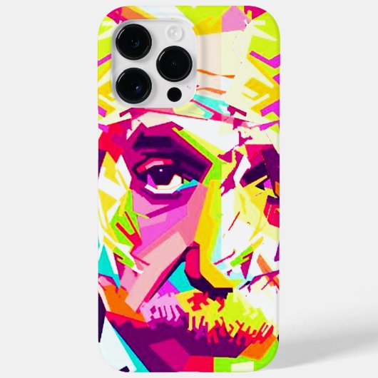 Albert Visueel Georganiseerde iPhone Case (Achterkant)