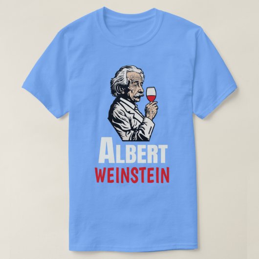 Albert Weinstein Wine Lover Winemaker T-shirt (Design voorkant)