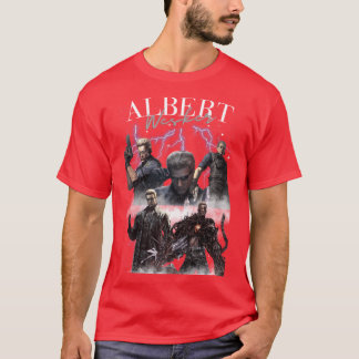 Albert Wesker Collage Resident Evil Poster Video G T-shirt