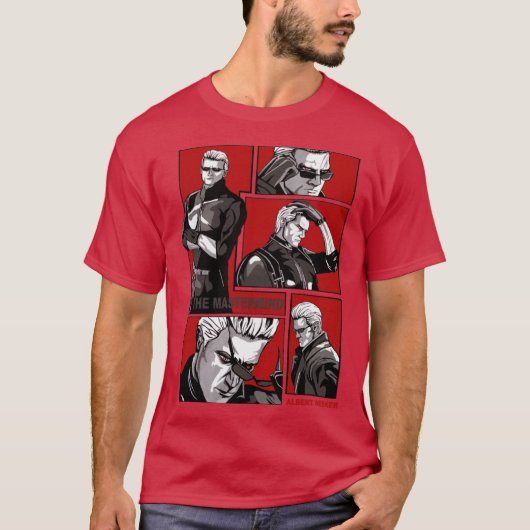Albert Wesker vriend grappig T-shirt (Voorkant)