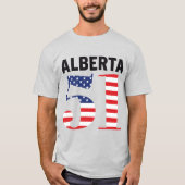 Alberta 51e Amerikaanse staat WEXIT T-shirt (Voorkant)