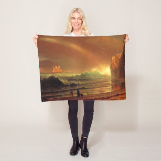 Alberta Bierstadt, The Golden Gate art reprint Fleece Deken