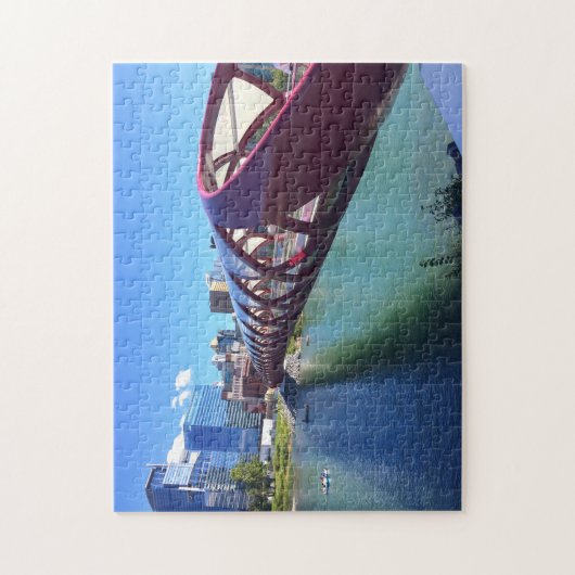 Alberta Bridge Calgary. Legpuzzel (Verticaal)