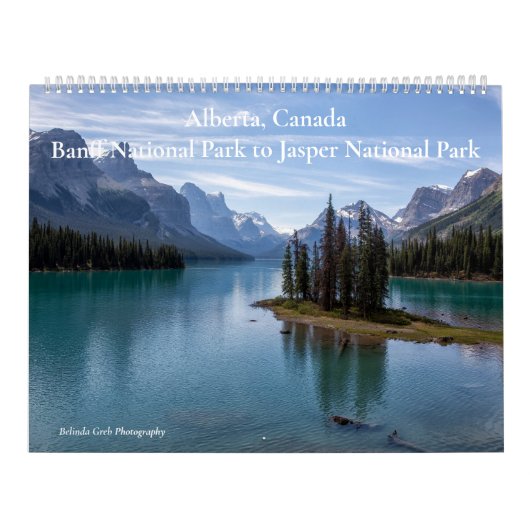 Alberta, Canada - Banff naar Jasper National Park Kalender (Hoes)