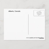 Alberta, Canada Briefkaart (Achterkant)