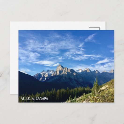 Alberta, Canada Briefkaart (Voorkant / Achterkant)