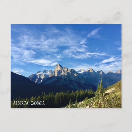 Alberta, Canada Briefkaart (Voorkant)