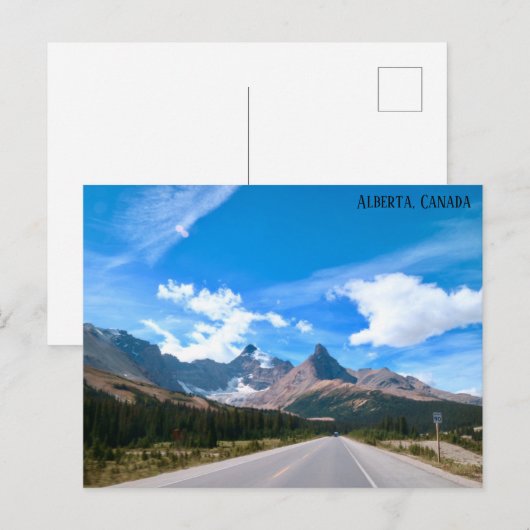 Alberta, Canada Briefkaart (Voorkant / Achterkant)