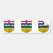 Alberta, Canada Bumpersticker (Voorkant)