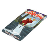 Alberta Canada cartoons reisposter Magneet (Linkerzijde)