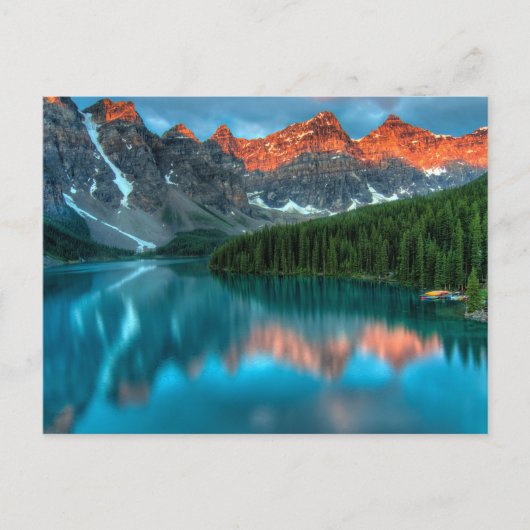 Alberta Canada Lake Louise Summer Adventure Briefkaart (Voorkant)
