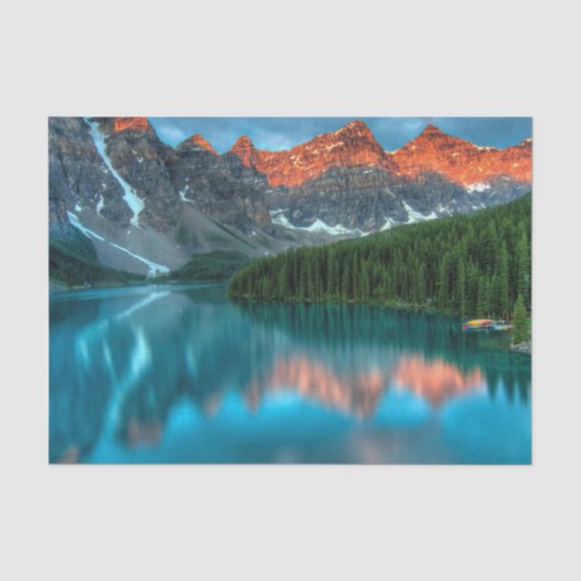 Alberta Canada Lake Louise Summer Adventure Tissuepapier (Voorkant)