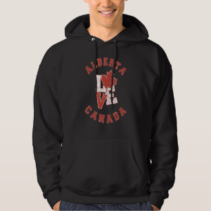  Alberta Canada Love, Canadese vlag Hoodie
