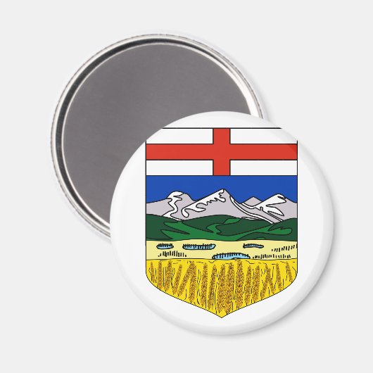 Alberta, Canada Magneet (Voorkant / Achterkant)