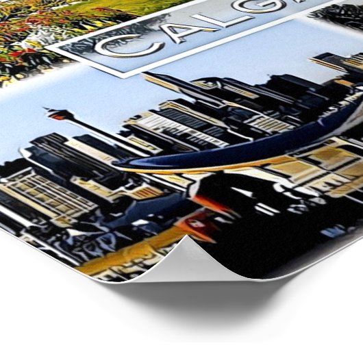 Alberta - Canada - Mosaic - Poster (Hoek)