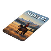 Alberta Canada Paardrijden Magneet (Linkerzijde)