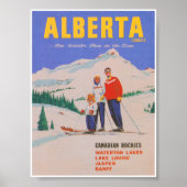 Alberta Canada Ski Poster (Voorkant)