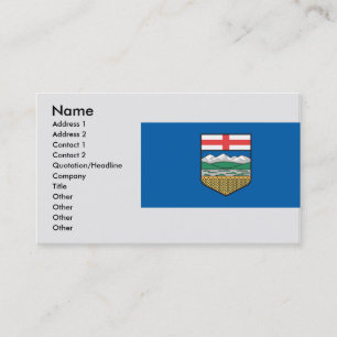 Alberta, Canada Visitekaartje