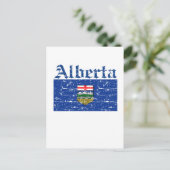 Alberta Canada - Vlagontwerp Briefkaart (Staand voorkant)