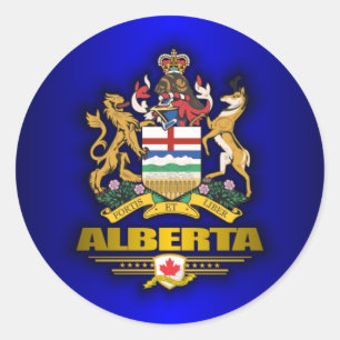 Alberta COA Ronde Sticker