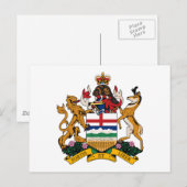 Alberta Coat of Arms Briefkaart (Voorkant / Achterkant)