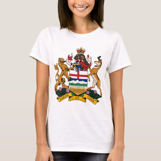 Alberta Coat of Arms T-shirt (Voorkant)